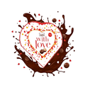Coração Com Bombom De Choc. Rech. Chocol (100g)