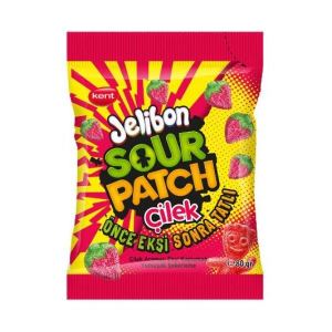 Balas Sabor Morango Sour Patch (80g)