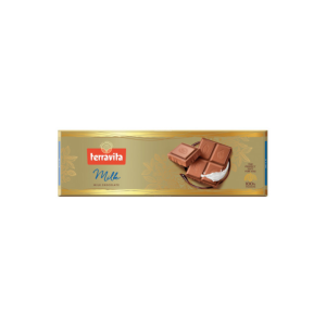 Barra De Chocolate Terravita Ao Leite. (225g)