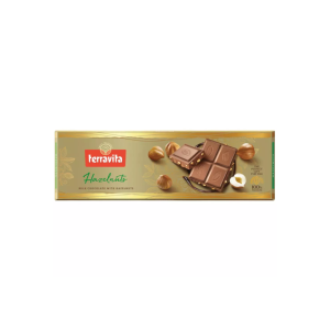 Barra De Chocolate Terravita Avelã (225g)